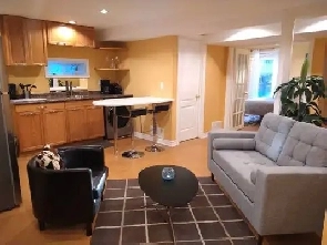 1 Bedroom Furnished Walkout Apartment for Rent