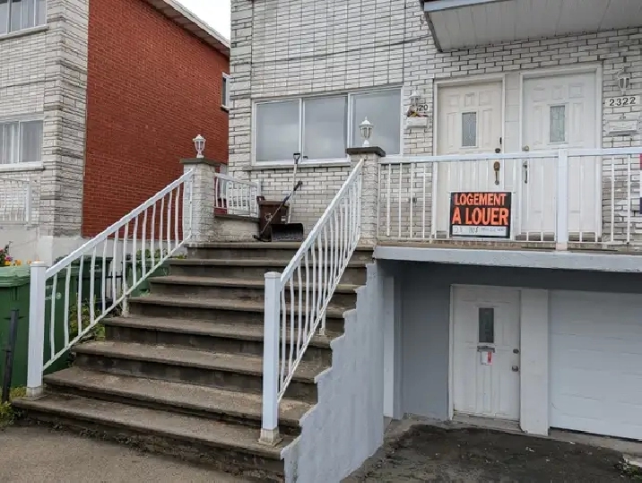 2 ½ en sous-sol à louer – LaSalle – 800 $/mois