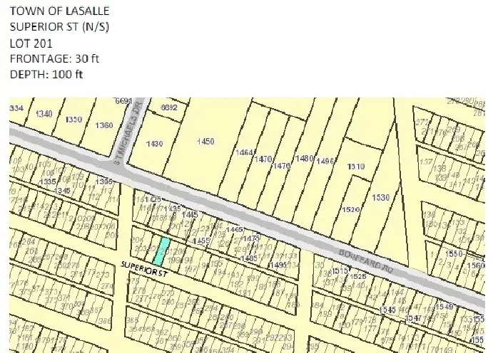 Unique LaSalle, Ontario land opportunity!