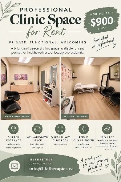 Treatment Room - Clinic Space