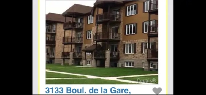 appartement à louer