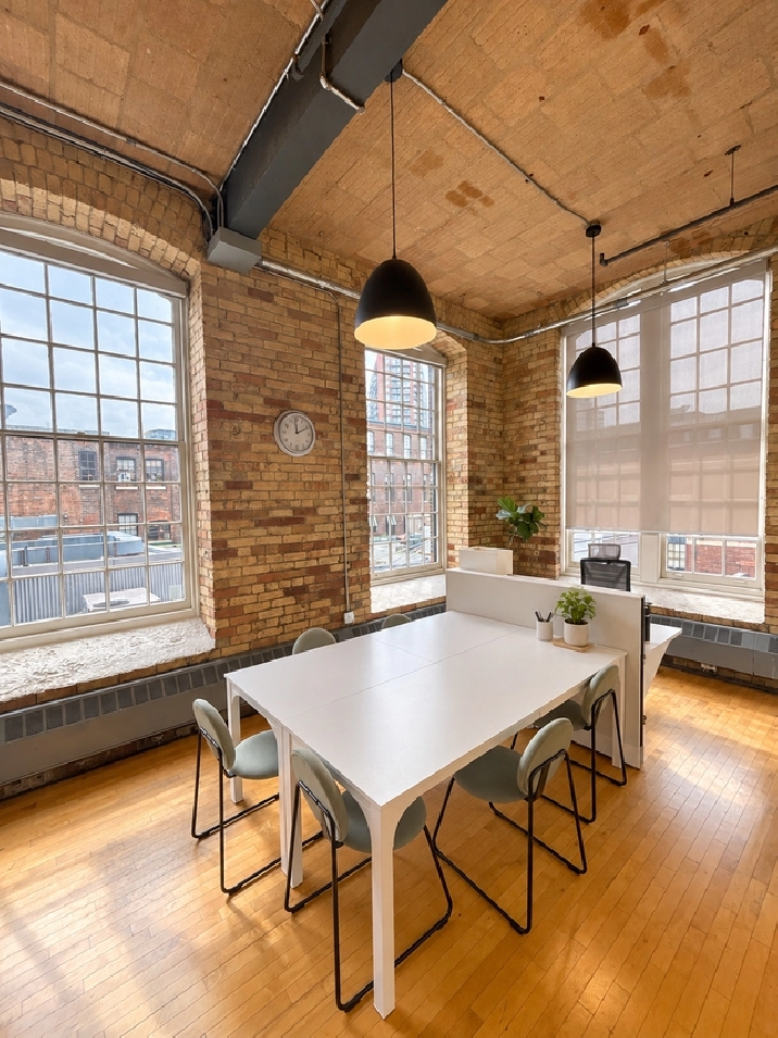 Private Office   3 Desks, Exposed Brick | Liberty Village