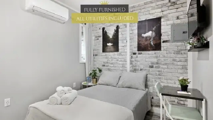 P9 AP2 - 1 BEDROOM STUDIO – FULLY FURNISHED | ALL UTILITIES INC