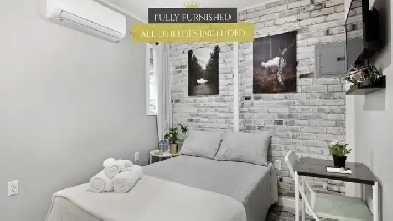 P9 AP2 - 1 BEDROOM STUDIO – FULLY FURNISHED | ALL UTILITIES INC