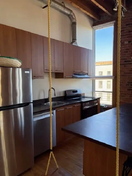 Loft, 3 1/2, 1 chambre, a louer, for rent, Hochelaga-Maisonneuve