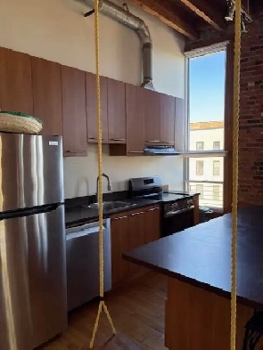 Loft, 3 1/2, 1 chambre, a louer, for rent, Hochelaga-Maisonneuve