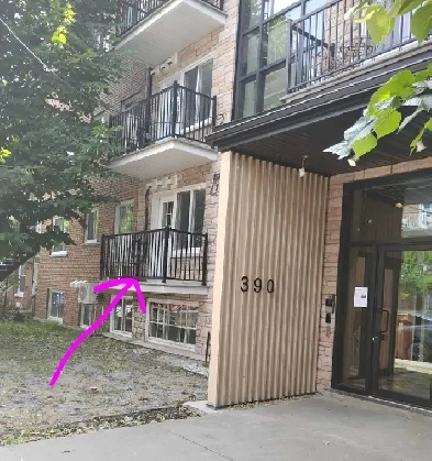 Logement rénové 3 1/2 à louer à Verdun