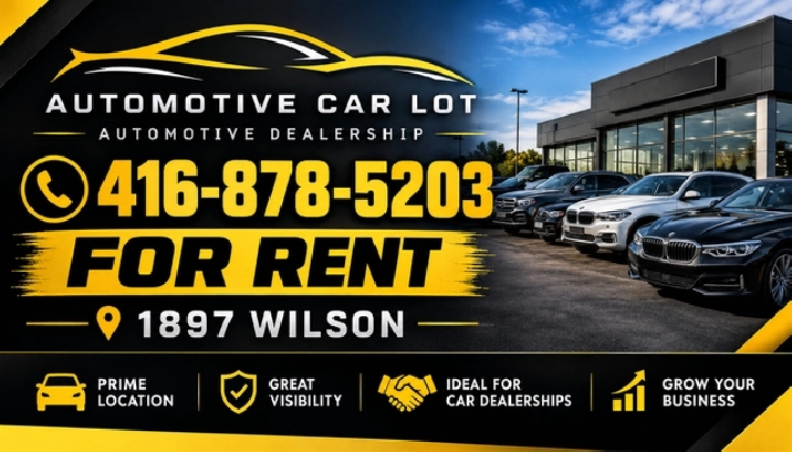 Automotive Car lot for rent (business for sale)