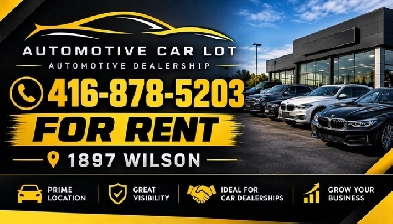 Automotive Car lot for rent (business for sale)