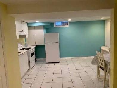 Middlefield and Steeles 1 Bedroom Basement Apartment