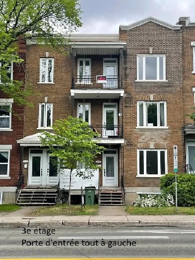 APPARTEMENT 6 1/2 Montcalm - A partir de janvier 2027