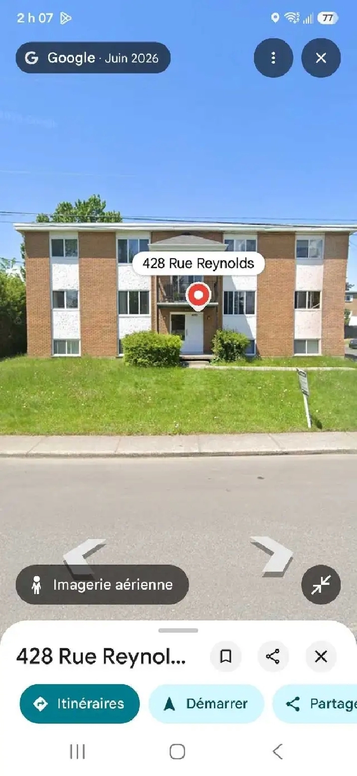 4 1/2 à louer Granby 428 rue Reynolds