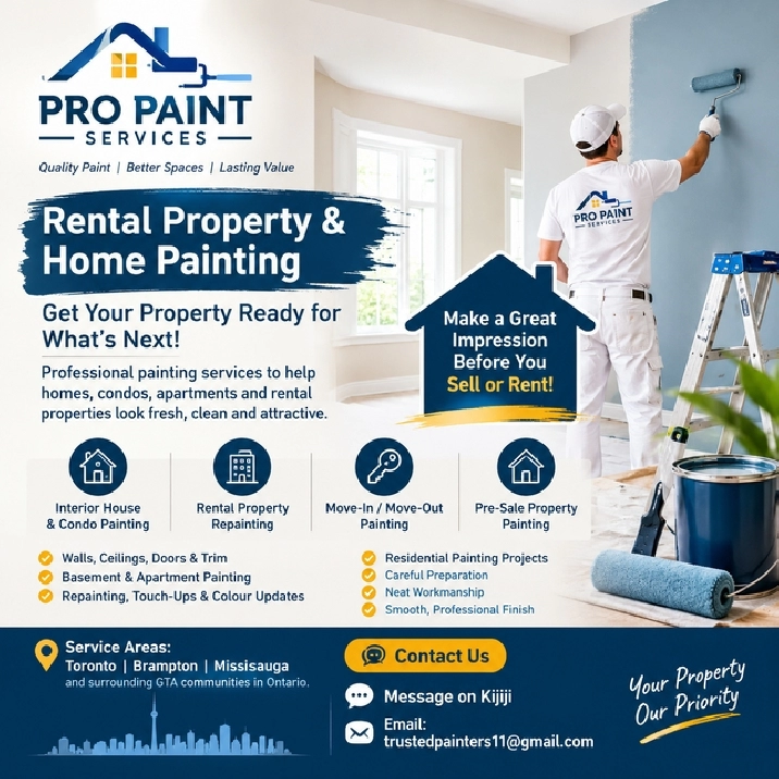 Rental Property & Home Painting -   GTA , CANADA
