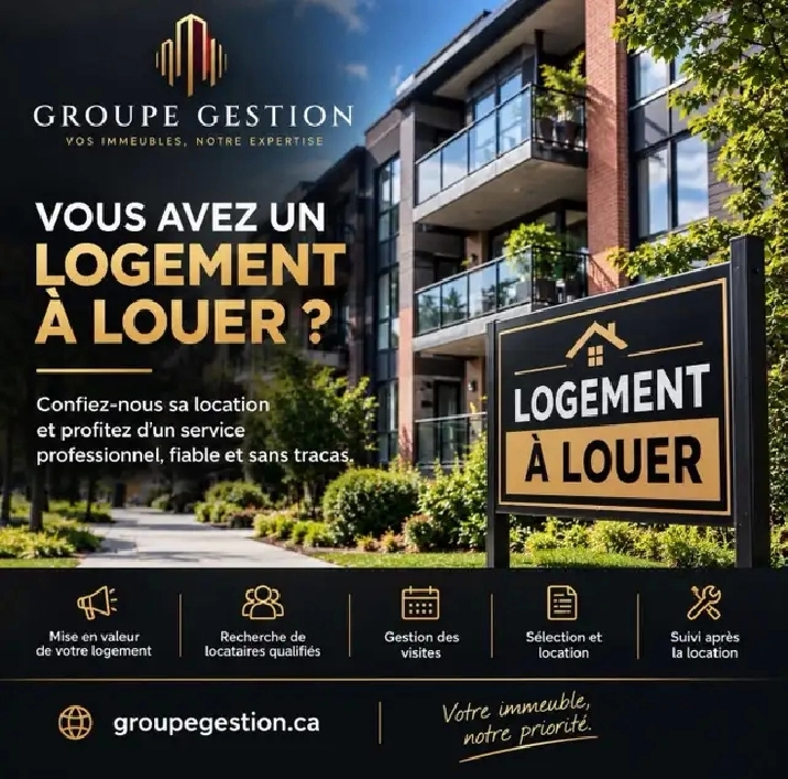 Vous avez un logement à louer ?