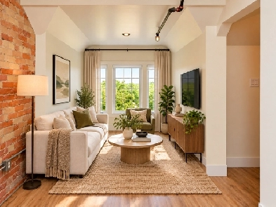 Beautiful 1-Bedroom Loft | Exposed Brick & Scenic Views | Lakefi