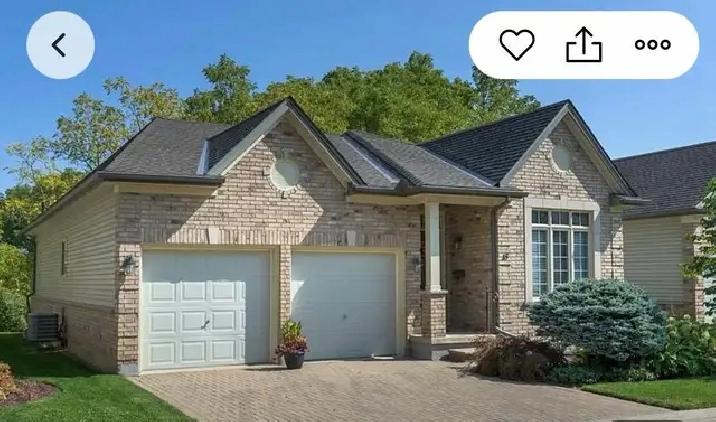 elegant one floor living, overlooking a private ravine
