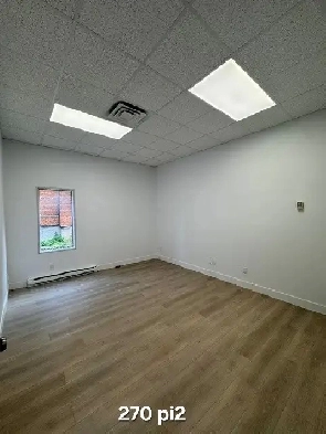 2 locaux commerciaux disponibles – 270 pi² et 1 000 pi²