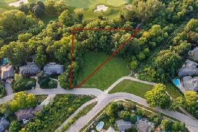 Golf Field Facing Building Lot in Mississauga