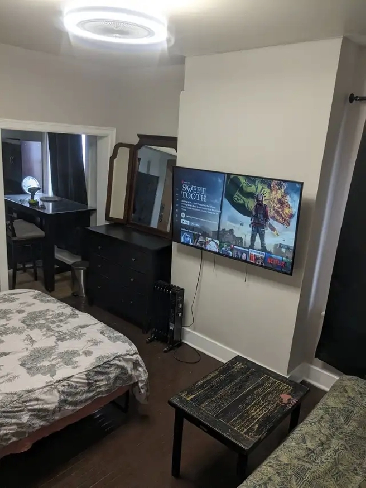 1 MNTH FREE RENT!HUGE 2 RM FURN. SUITE - KITCHN & BLT IN CLOSET