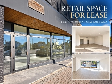 PRIME RETAIL SPACE FOR LEASE – DOWNTOWN BARRIE