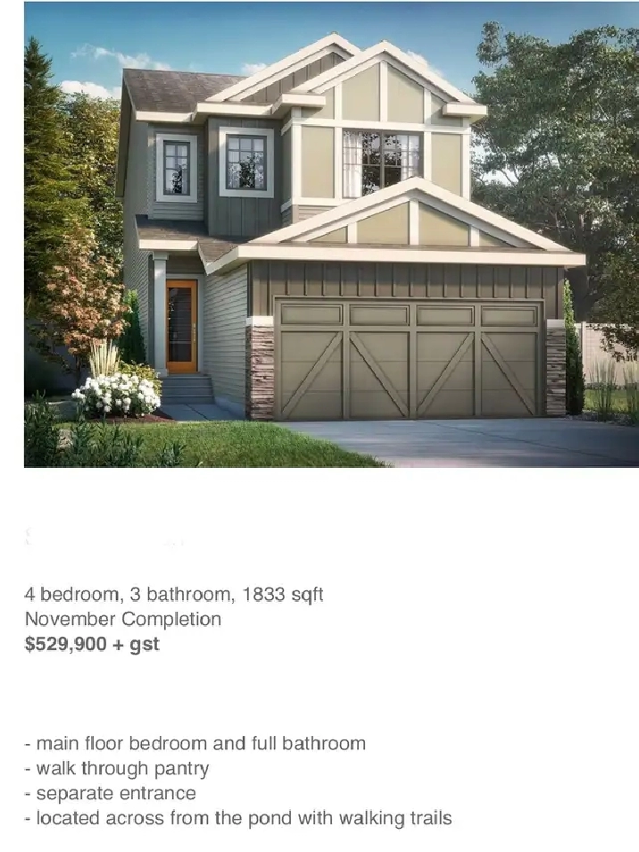 brand new home for sale