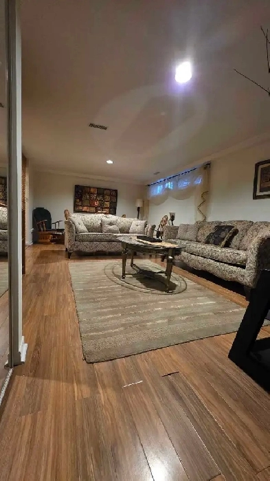 one bedroom basement apartment for rent