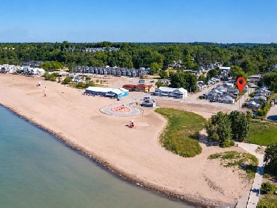 Land by the beach
