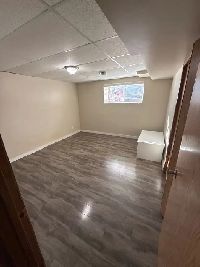1 bedroom with big living room basement for rent