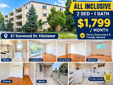 Balconies Spacious 2-Beds Apt in Rosemount $1799 All-Inclusive