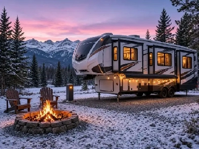 Winter RV Site, 30 Amp Power & Fire Pit, $1,000/mo, Cochrane