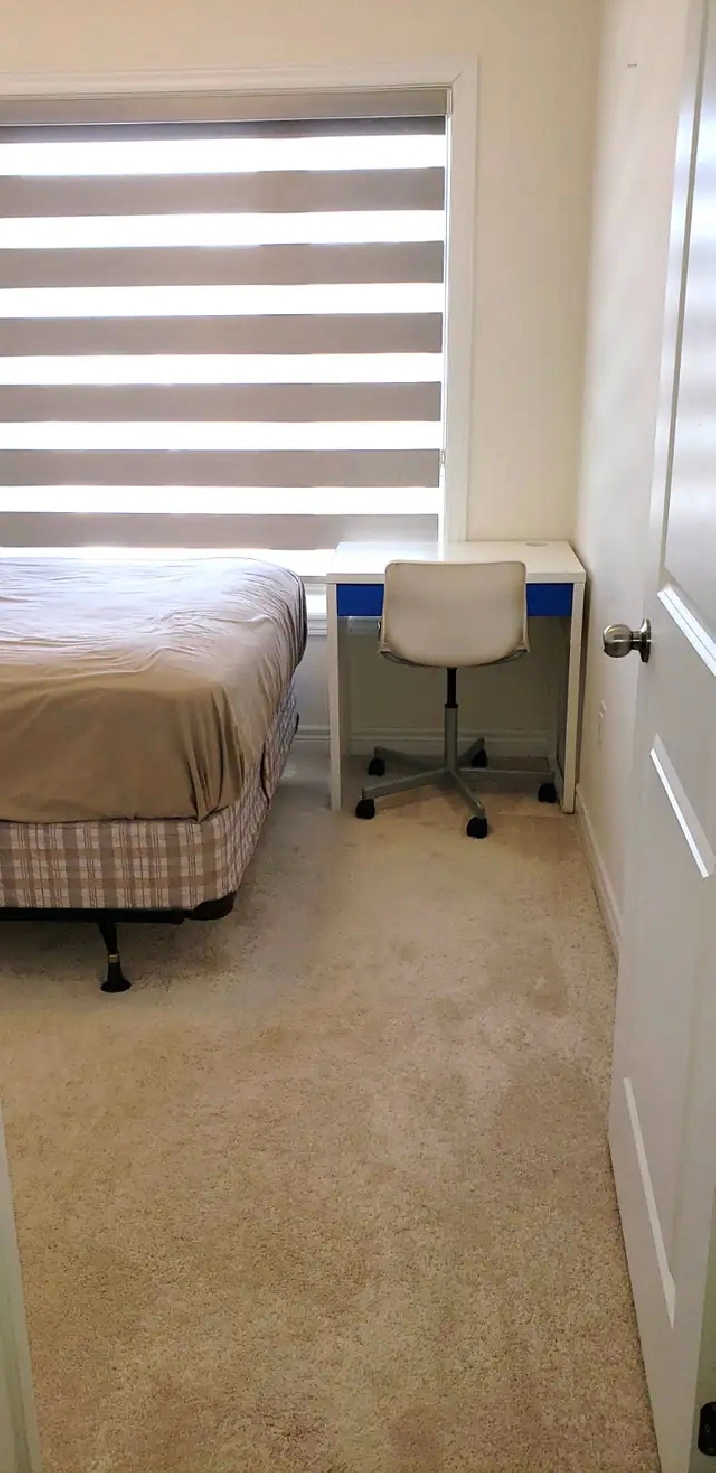 Clean, Beautiful, Furnished, & Bright Room in a quiet new home.