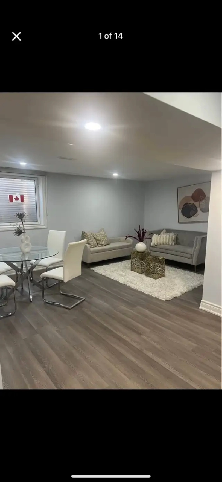 Beautiful 3 Bedroom legal basement apartment