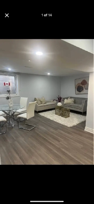 Beautiful 3 Bedroom legal basement apartment