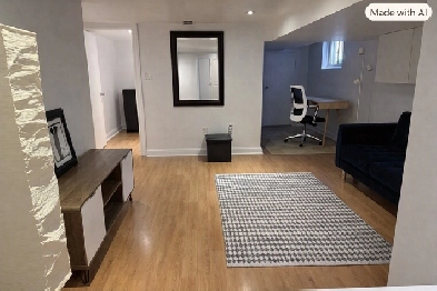Furnished 1 bdrm   den basement apt East York, Woodbine/Danforth
