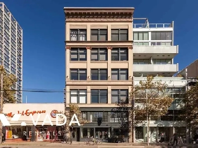 The Paris Block 1 BR Loft Rental 406-53 West Hastings St Vancouv