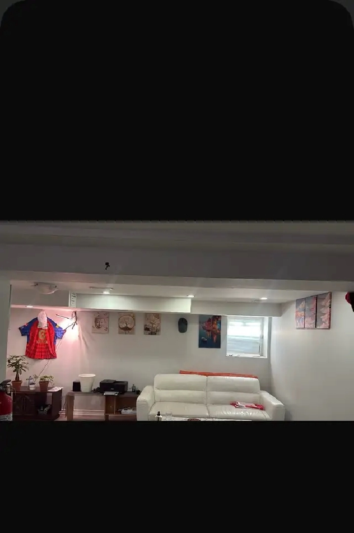 room for rent  in sharing basement