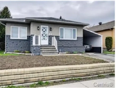 Awesome detached home in Gatineau for long term rent.