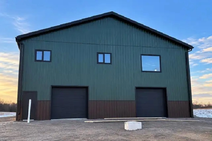Heated storage / garage space with bathroom