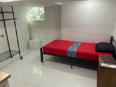 Basement room with attached washroom near Kennedy station
